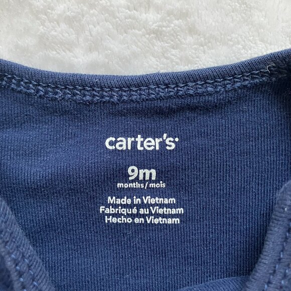 Carter’s 9M 4-Piece Bodysuit Bundle + Holiday Silent Night Bonus GUC Baby Girl - Picture 10 of 16